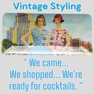 Funny serving Tray Retro Anne‎ Taintor humorous Retro look hostess tray …